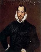 GRECO, El Portrait of a Gentleman from the Casa de Leiva china oil painting artist